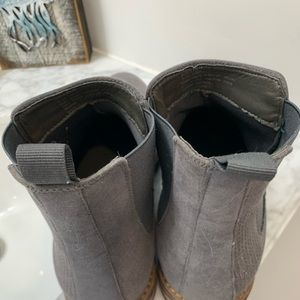 Gray suede boots. Size 10. Only worn 3 times.